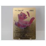 Pokemon Rare Gold Mew V