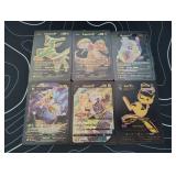 Pokemon Rare Black Foil Cards Lot
