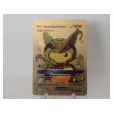 Pokemon Rare Gold Pikachu Mega Raytquaza