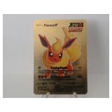 Pokemon Rare Gold Flareon V