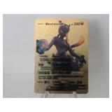 Pokemon Rare Gold Mewtwo GX
