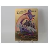 Pokemon Rare Gold Lapras Vmax