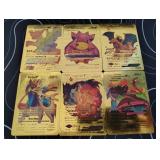 Pokemon Rare Gold Foil Cards Lot