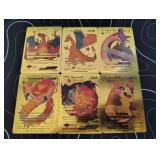 Pokemon Rare Gold Foil Cards Lot