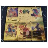 Pokemon Rare Gold Foil Cards Lot