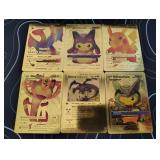 Pokemon Rare Gold Foil Cards Lot