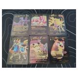 Pokemon Rare Black Foil Cards Lot