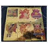 Pokemon Rare Gold Foil Cards Lot