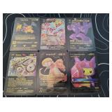 Pokemon Rare Black Foil Cards Lot