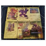 Pokemon Rare Gold Foil Cards Lot