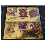 Pokemon Rare Gold Foil Cards Lot