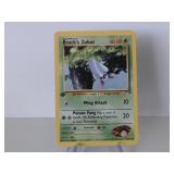 Pokemon Rare Vintage Brock's Zubat 1st Ed