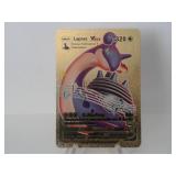 Pokemon Rare Gold Lapras Vmax