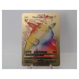 Pokemon Rare Gold Pikachu Vmax Rainbow