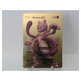 Pokemon Rare Gold Mewtwo EX