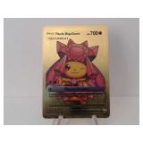 Pokemon Rare gold Pikachu Mega Diancie