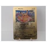 Pokemon Rare Gold Pikachu
