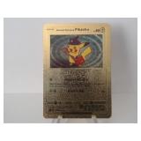 Pokemon Rare Gold Special Delivery Pikachu