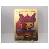 Pokemon Rare Gold Pikachu Mega Sableye