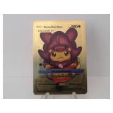 Pokemon Rare gold Pikachu Mega Altaria