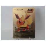 Pokemon Rare Gold Flareon V