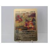 Pokemon Rare gold Charmander, Charizard GX