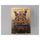 Pokemon Rare Gold Pikachu Mega Ampharos