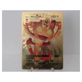 Pokemon Rare Gold Meowth Vmax