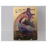 Pokemon Rare Gold Lapras Vmax