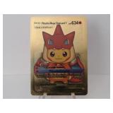 Pokemon Rare Gold Pikachu Mega Charizard Y