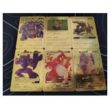 Pokemon Rare Gold Foil Cards Lot