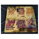Pokemon Rare Gold Foil Cards Lot