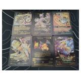 Pokemon Rare Black Foil Cards Lot