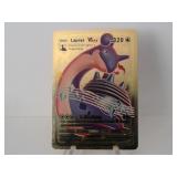 Pokemon Rare Gold Lapras Vmax