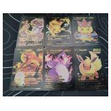 Pokemon Rare Black Foil Cards Lot
