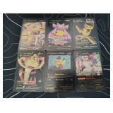 Pokemon Rare Black Foil Cards Lot
