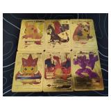 Pokemon Rare Gold Foil Cards Lot