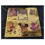 Pokemon Rare Gold Foil Cards Lot