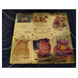 Pokemon Rare Gold Foil Cards Lot