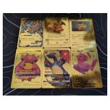 Pokemon Rare Gold Foil Cards Lot