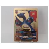 Pokemon Rare gold Charizard GX