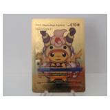 Pokemon Rare Gold Pikachu Mega Ampharos
