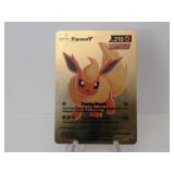 Pokemon Rare Gold Flareon V