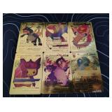 Pokemon Rare Gold Foil Cards Lot