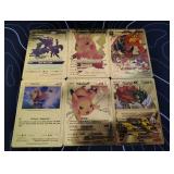 Pokemon Rare Gold Foil Cards Lot