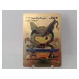 Pokemon Rare gold Pikachu Mega Rayquaza