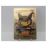 Pokemon Card Rare Gold Pikachu Mega Rayquaza
