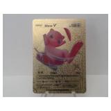 Pokemon Card Rare Gold Mew V