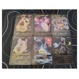 Pokemon Rare Black Foil Cards Lot