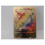 Pokemon Rare Gold Pikachu Vmax Rainbow